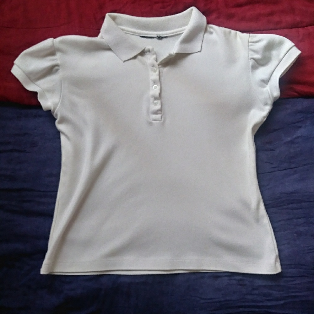 White Uniform Polo Shirt